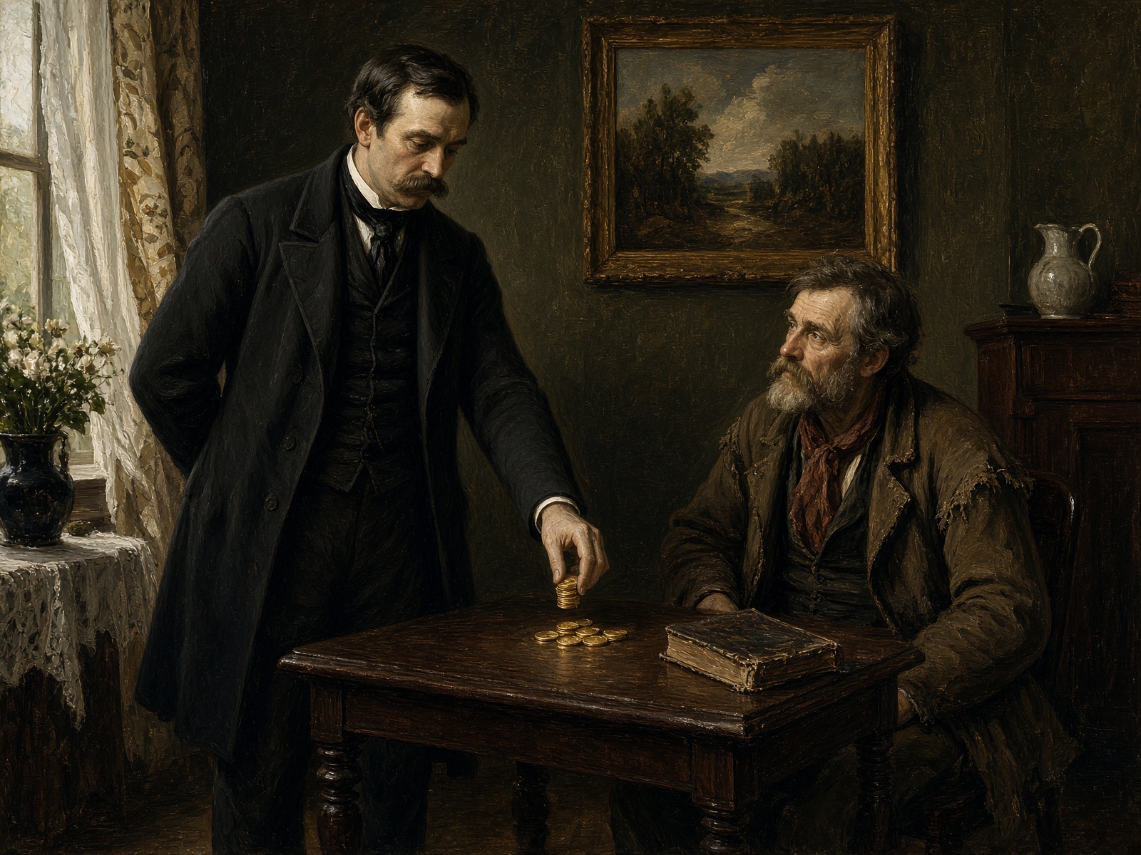A Refractory Man Compelled to Pay a Debt