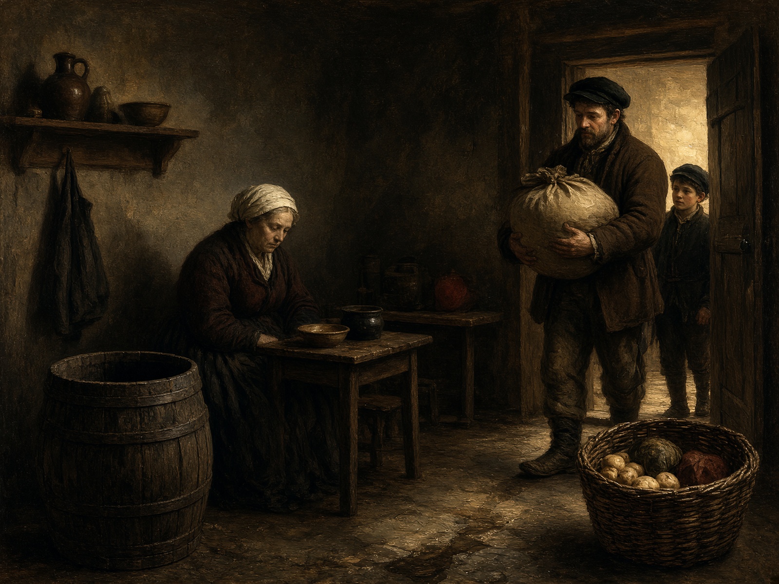 No Flour in the House — In the Days of Famine, His Soul Shall Be Satisfied