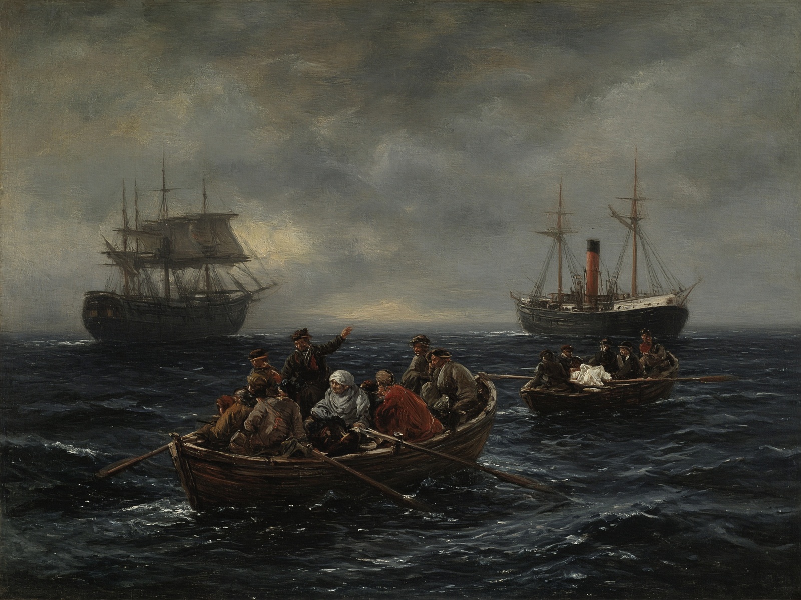 The Rescue from the Ville Du Havre, and the Loch Earn
